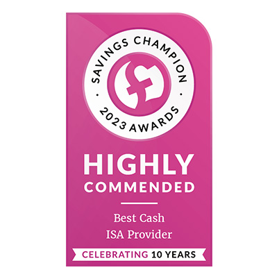 Highly commended best cash ISA provider
